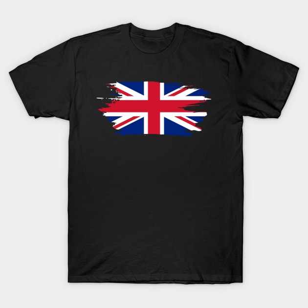 Union Jack - United Kingdom Flag T-Shirt by CF.LAB.DESIGN